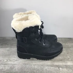 Sorel Tivoli IV Parc Waterproof Boots Black Sea Salt Women’s NL4471 Size 9.5