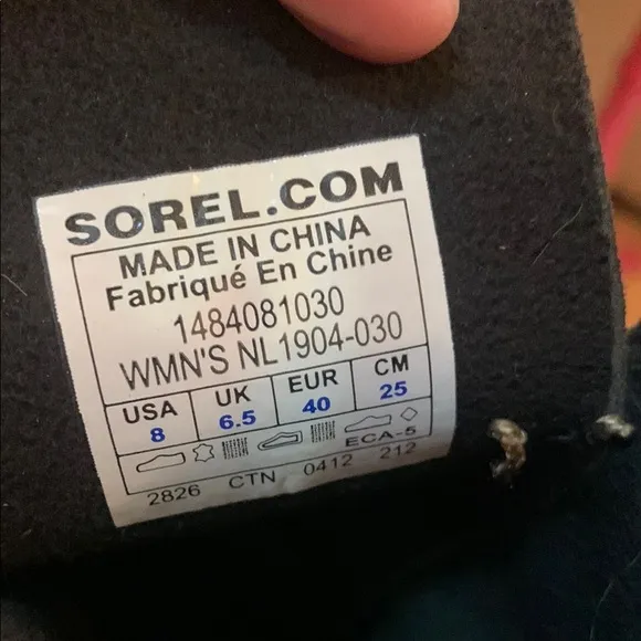 Sorel Two-Tone Leather Boots