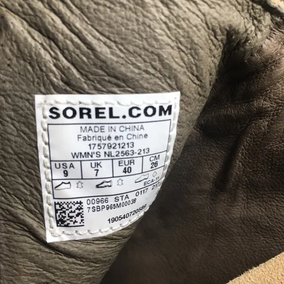 Sorel Womens After Hours Beach Waterproof Suede Mid Top Tan Boots NL2563 Size 9