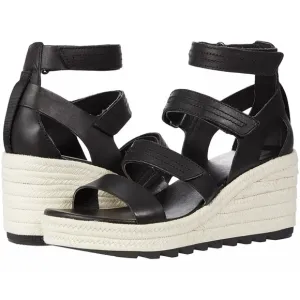 Sorel Women's Cameron Multi StrapWedge Sandal color black size 8