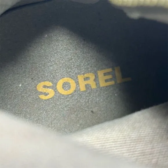 Sorel Women's Cate Ankle Boots Size 6 Gray Waterproof Casual Block Heel