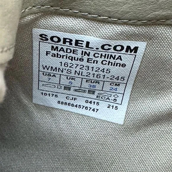 Sorel Women's Chelsea Ankle Boots Brown Suede Leather Size 7