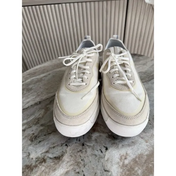 Sorel Womens Cream ONA 503 Lace Up Casual Athletic Shoes Size US 7.5 M EU 38