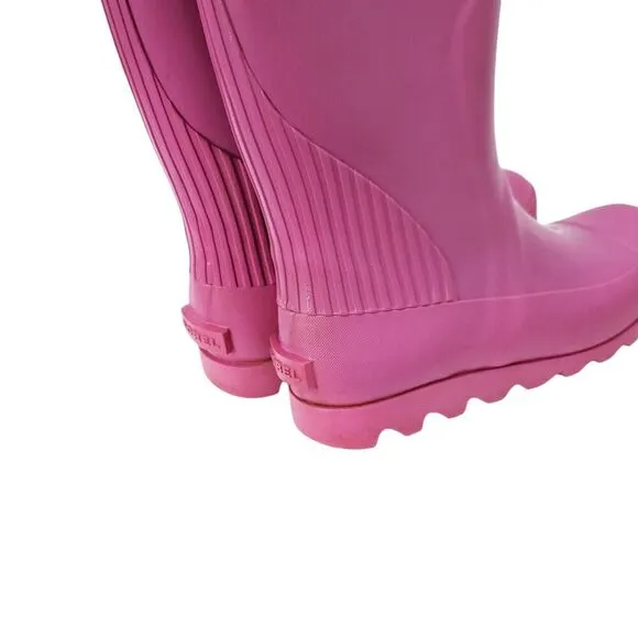SOREL Bubblegum Pink Tall Rain Waterproof Winter Play  Boots