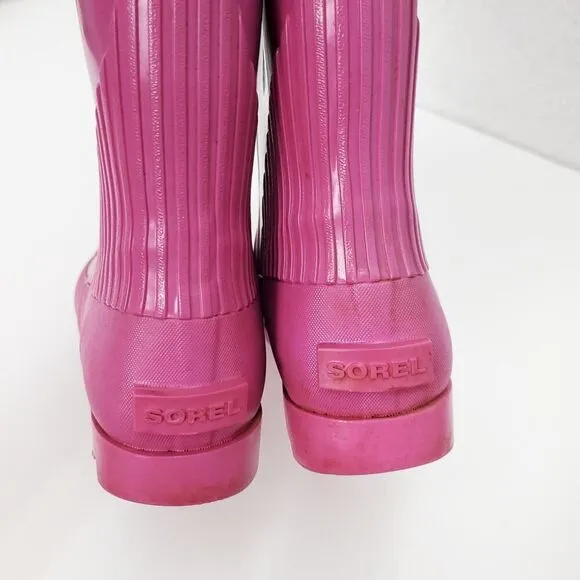 SOREL Bubblegum Pink Tall Rain Waterproof Winter Play  Boots