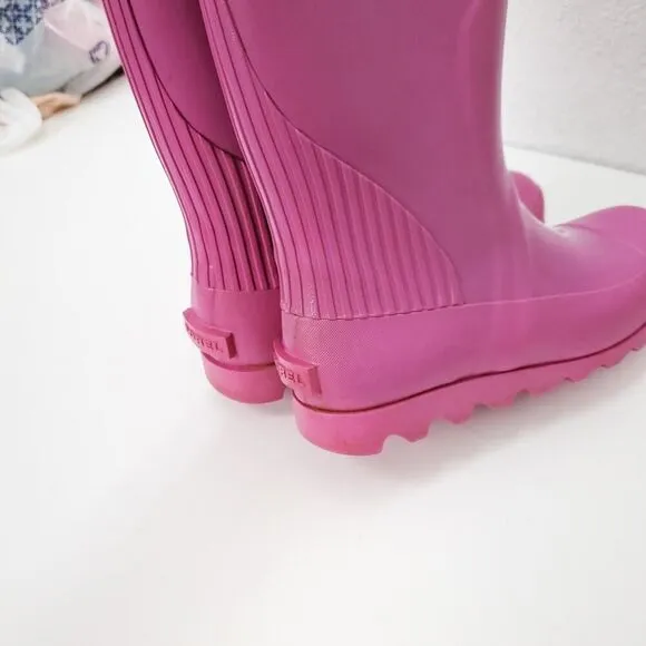 SOREL Bubblegum Pink Tall Rain Waterproof Winter Play  Boots