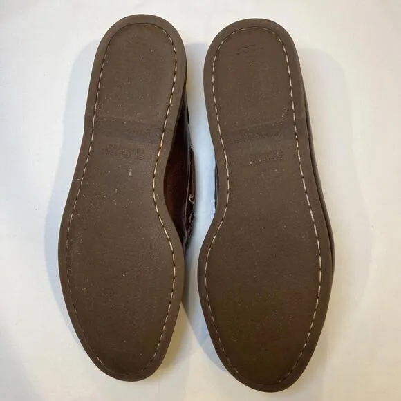 Sperry Top Sider Wave Driver Shoes Mens 12M Leather Driving Loafers