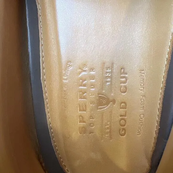 Sperry Top Sider Wave Driver Shoes Mens 12M Leather Driving Loafers