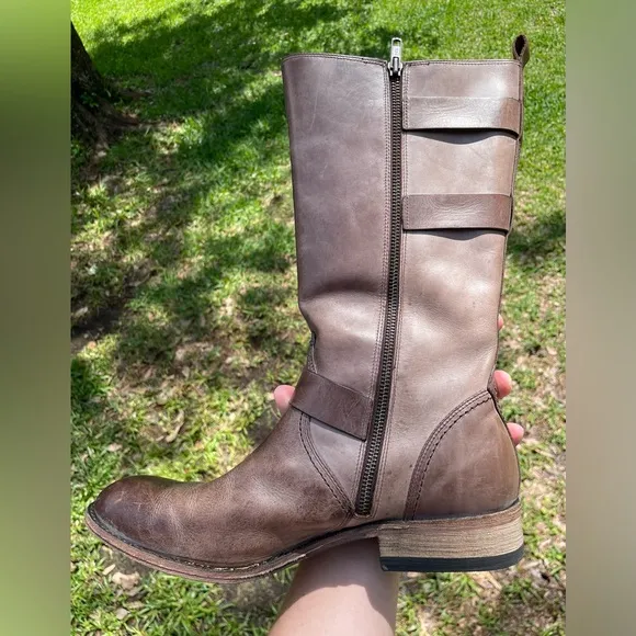 Spirit by Lucchese Boots Women’s US 10 Brown Leather Riding Western Cowboy