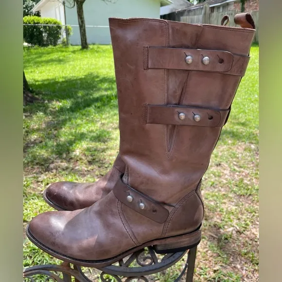 Spirit by Lucchese Boots Women’s US 10 Brown Leather Riding Western Cowboy