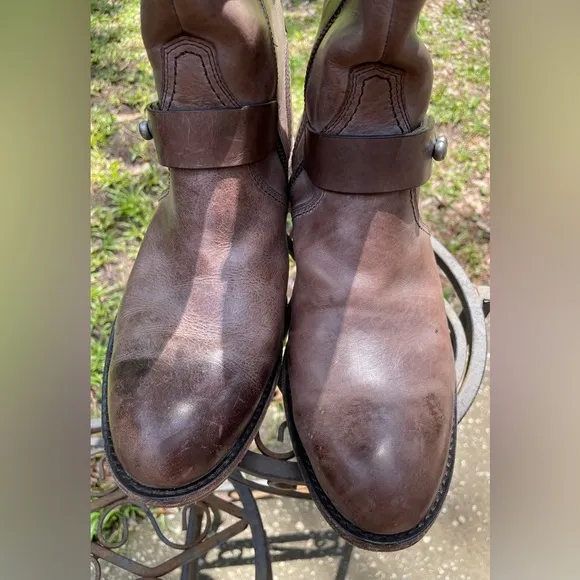 Spirit by Lucchese Boots Women’s US 10 Brown Leather Riding Western Cowboy
