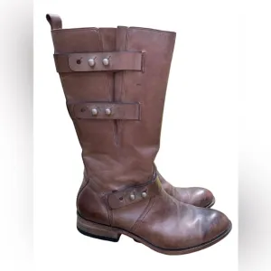 Spirit by Lucchese Boots Women’s US 10 Brown Leather Riding Western Cowboy