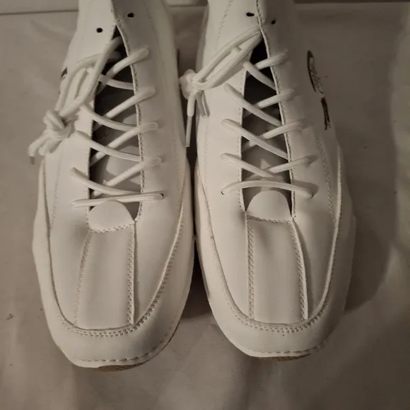 Spor7 White and Tan Men's Leather High Top Athletic Shoes