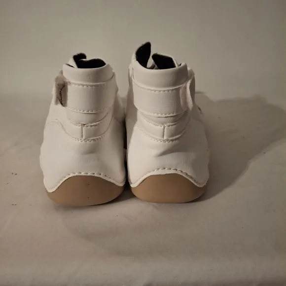 Spor7 White and Tan Men's Leather High Top Athletic Shoes