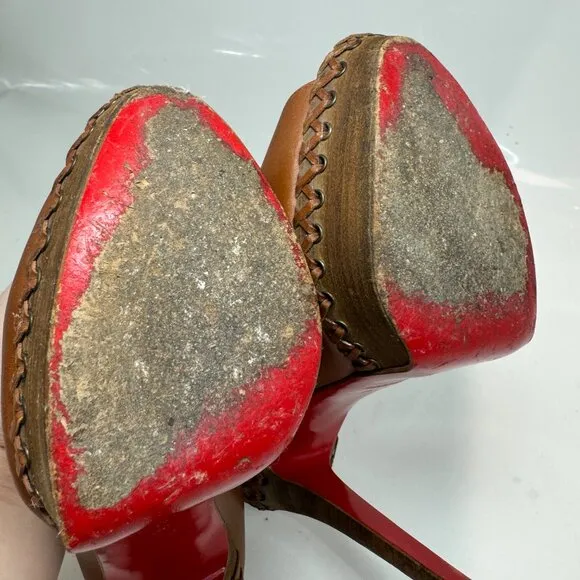 🌷❤️‍🔥SPRING SALE 🔥 FINAL PRICE🌷Christian Louboutin Lady Indiana 140 Heels 39