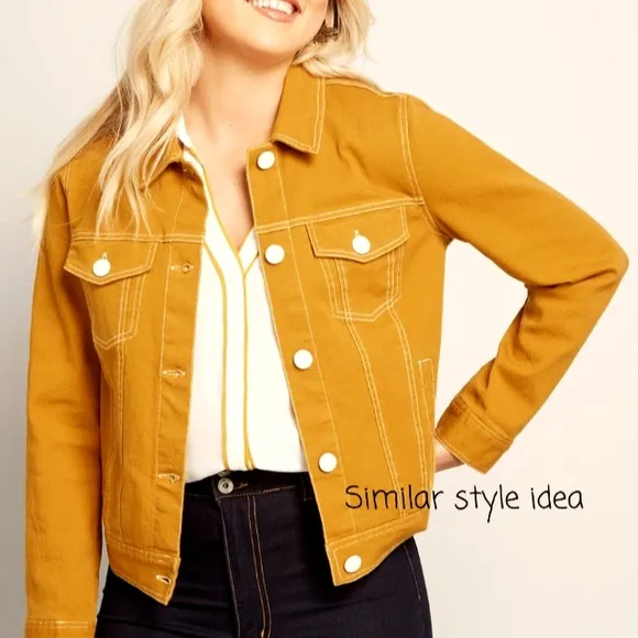 STAR SHAPE Distressed Fringe Frayed Cut-Out Denim Jean Jacket Lili Sidonio NWT