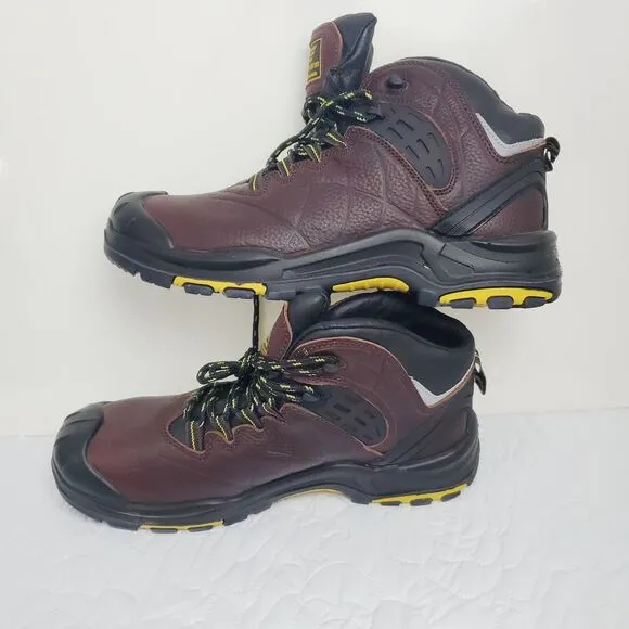 Steel Toe Work Boots 11.5 Men Waterproof Horse Non Slip Industrial Construction