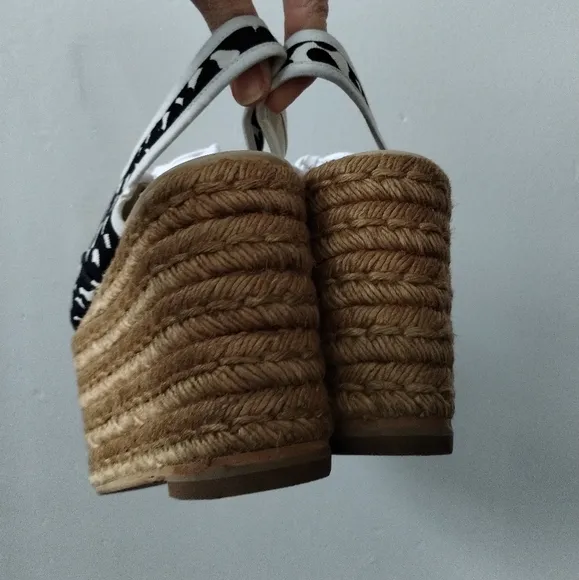 Stella McCartney Heart Platform Espadrilles 7.5