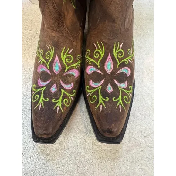 STERLING RIVER COWGIRL BOOTS -SR 140 BOOTS 9B(bota1500