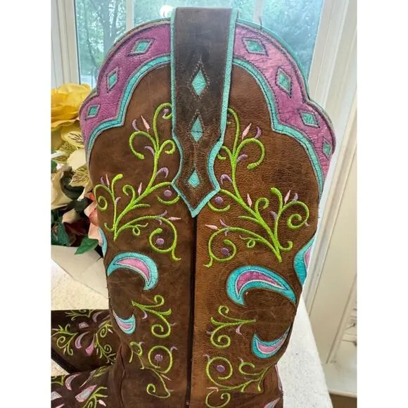 STERLING RIVER COWGIRL BOOTS -SR 140 BOOTS 9B(bota1500