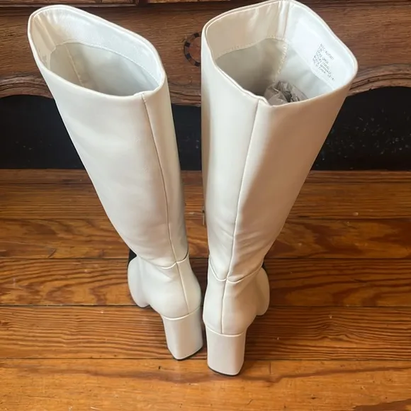 Steve Madden Ally-C Leather Cap Toe Tall Boots