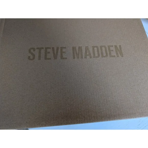 Steve Madden Ankle Boot Crusader Black Leather Women's Size 8 M