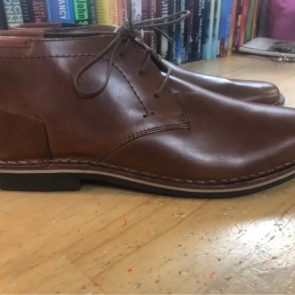 Steve Madden Brown Leather Men's Shoes