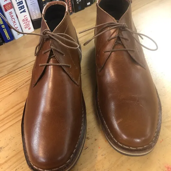 Steve Madden Brown Leather Men's Shoes