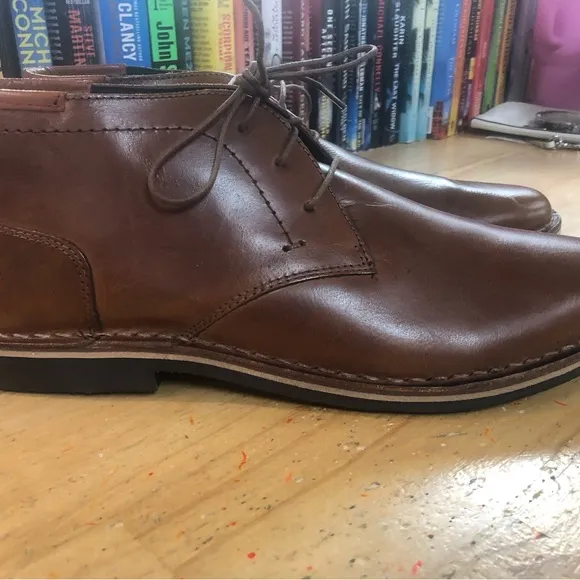 Steve Madden Brown Leather Men's Shoes