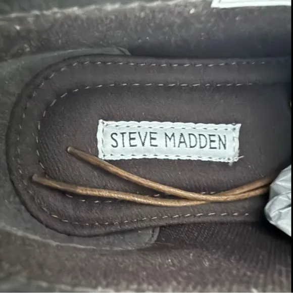 Steve Madden Harken Chukka Lace Up Men’s  Brown Cognac Leather Shoes 8.5