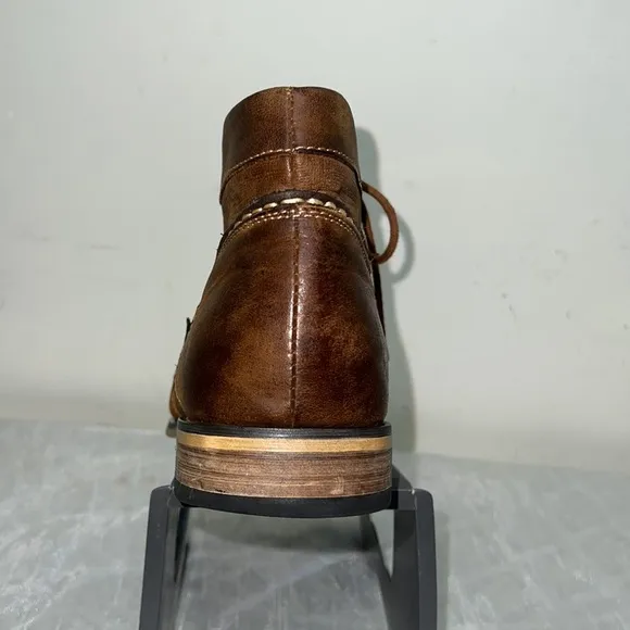 Steve Madden P-Klatin Brown Tan Leather Lace Up Chukka Boots - Men’s Size 11.5