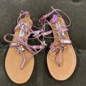 Steve Madden star gladiator tie up sandals size 8.5 NWOT
