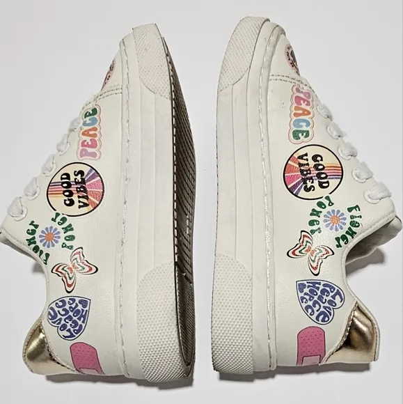 Steve Madden Toddler Girls Shoes  Be Happy Sneaker Size 11
