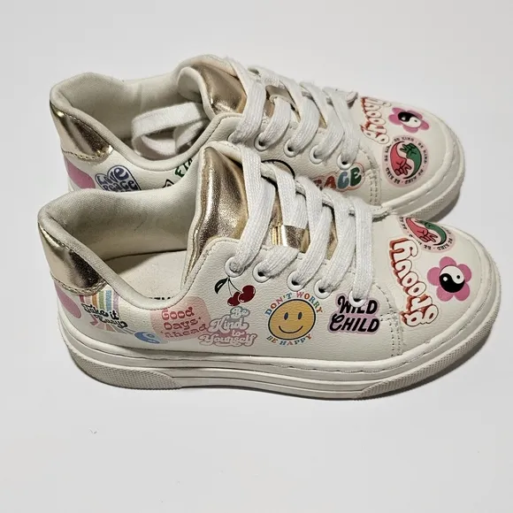 Steve Madden Toddler Girls Shoes  Be Happy Sneaker Size 11