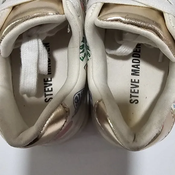 Steve Madden Toddler Girls Shoes  Be Happy Sneaker Size 11