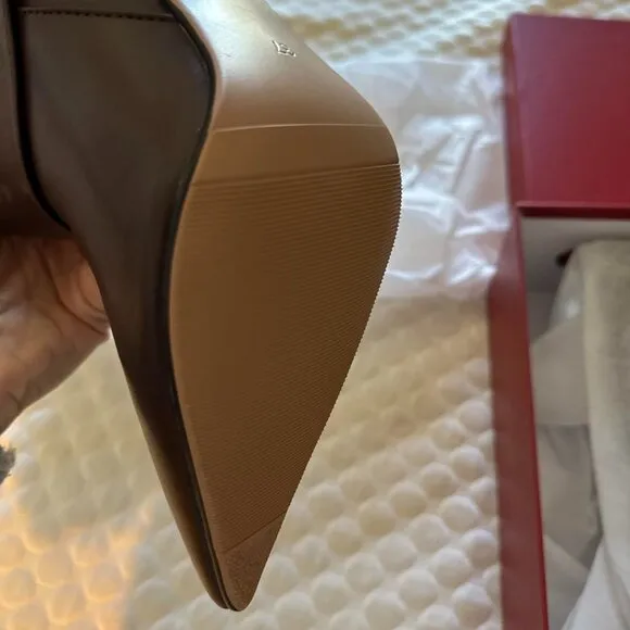 Stiletto Heel Knee High Chocolate Boots