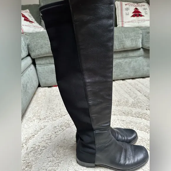 Stuart Weitzman 5050 Boots, black size 8.5
