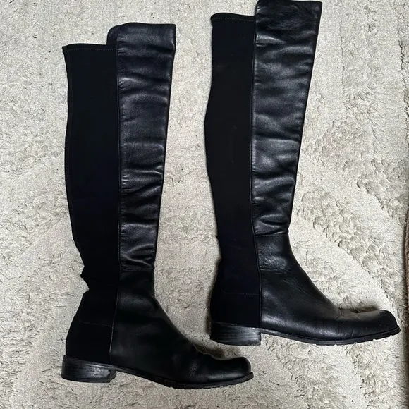 Stuart Weitzman 5050 Boots, black size 8.5