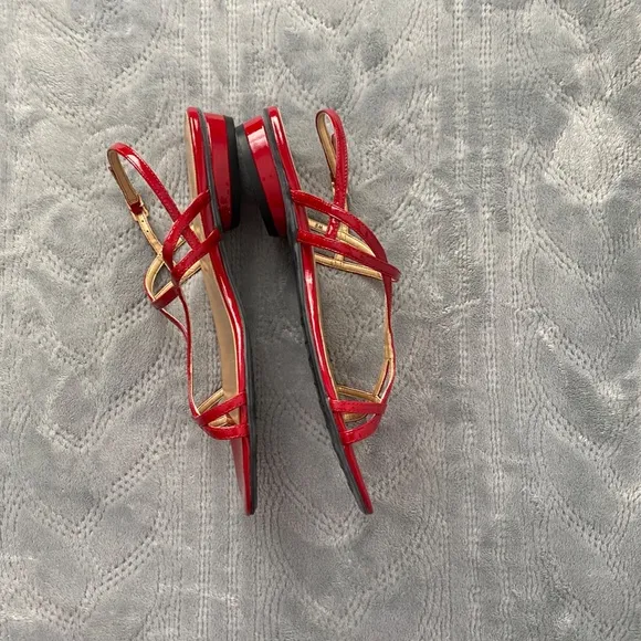 Stuart Weitzman 8M NWOT Red Sandals