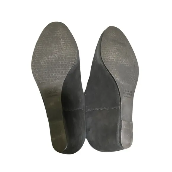 Stuart Weitzman Black Suede Nusocks Ankle Boots
