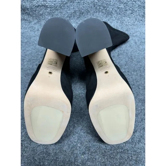 Stuart Weitzman Lala Platform Bootie Women's Shoes Black : 9