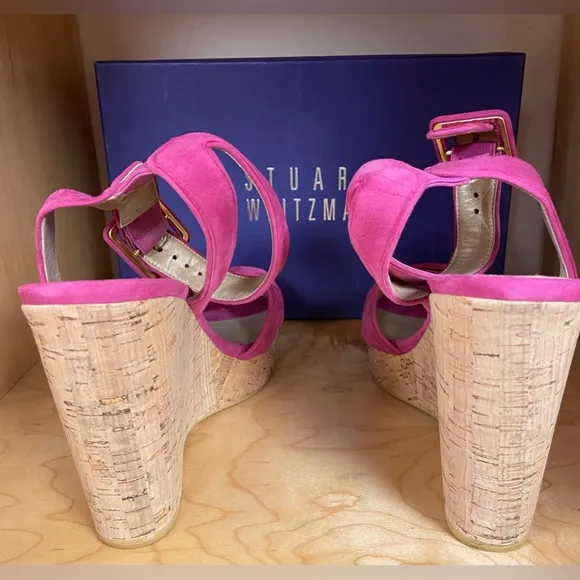 STUART WEITZMAN WOMEN PLATFORM SHOES SIZE  10