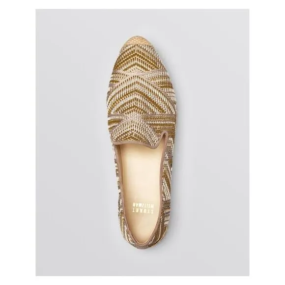 STUART WEITZMAN Womens Beige Pipecatalan Almond Platform Shoes 7 M
