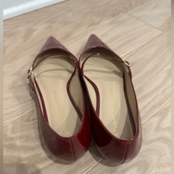 Stuart Weitzman Women's Red Patent Leather Shoes 36/6