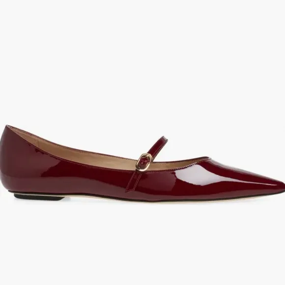 Stuart Weitzman Women's Red Patent Leather Shoes 36/6