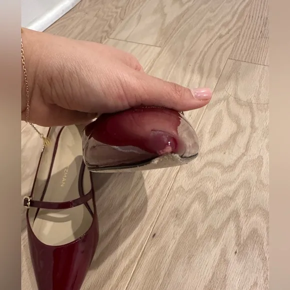 Stuart Weitzman Women's Red Patent Leather Shoes 36/6