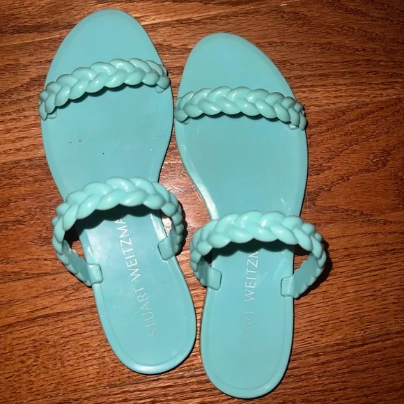 Stuart Weitzman Women's Turquoise SandalsSize 7 - Very good condition