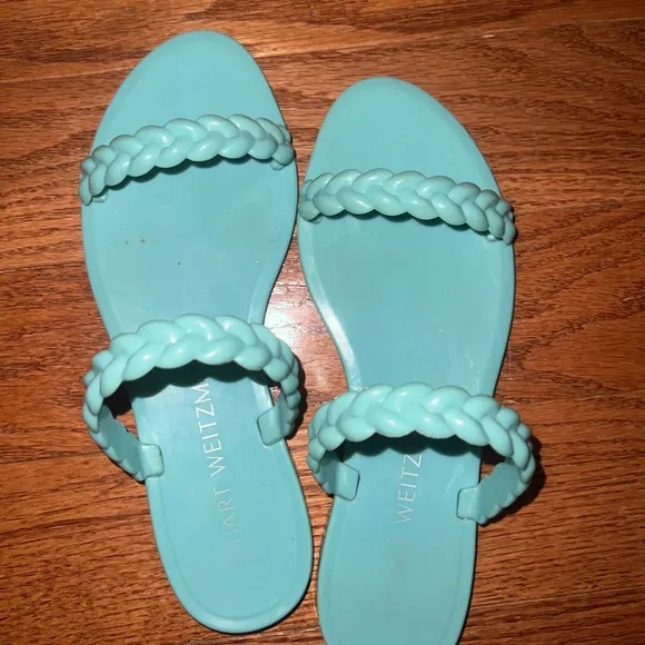 Stuart Weitzman Women's Turquoise SandalsSize 7 - Very good condition