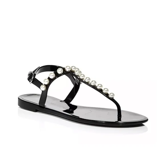 Stuart WeitzmanWomen's Goldie Embellished Jelly Sandals