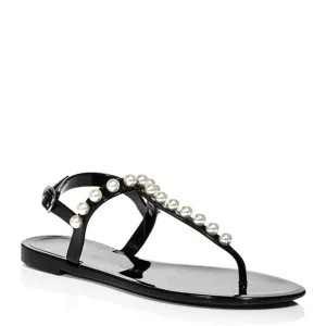 Stuart WeitzmanWomen's Goldie Embellished Jelly Sandals